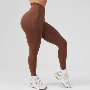 กางเกงโยคะเอวสูงยืดหยุ่นยกสะโพก รุ่นคัสตอม 2024 สำหรับผู้หญิง ออกกำลังกาย ฟิตเนส ชุดออกกำลังกาย เสื้อผ้าสำหรับยิม กางเกงโยคะฟิตเนส - Product Image 3