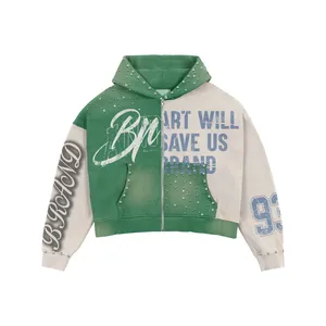 Women's Streetwear 2-Piece Set Hooded <b>Zip</b>-<b>Up</b> Jacket & Pants Full Length Loose Fit Printed Letter Design All Seasons Sportswear - Product Image 5