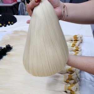Dream Hair T05 Vietnamese Virgin Hair 100g Bulk Machine Double Weft Super Double Drawn Ends <b>Tangle</b>-Free Kinky 36 Inches Perm - Product Image 1