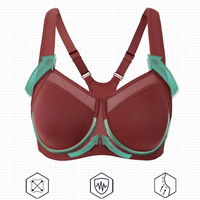 Sport Bra Terbaik dengan Dukungan Tinggi dan Bahan Bernapas untuk Wanita, Dilengkapi Logo di Depan, Nyaman Saat Berolahraga dan Aktivitas Olahraga