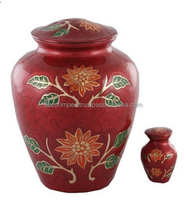 Urna de lanzamiento de producto rojo de colección única, diseño de edición limitada, pieza conmemorativa de distribución exclusiva, urna de decoración moderna para el hogar - Product Image 1