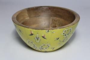 Bol à salade en bois personnalisable, design moderne, parfait pour les cadeaux de mariage et d'anniversaire - Product Image 5