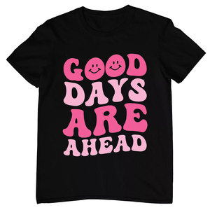 Camiseta Casual de Manga Corta con Cuello Redondo para Hombre, Color Negro, con Estampado de Letras Digitales, 100% Algodón, Tejido de Punto Suave, Corte Regular - Product Image 6