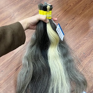 Extensiones de Cabello Humano Vietnamita al por Mayor, Extensiones de Cabello a Granel, Cabello Virgen 100% Liso y Sedoso para Trenzas - Product Image 5