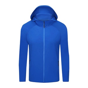Chaqueta Cortavientos Impermeable para Deportes al Aire Libre, Estilo Urbano, para Hombre, con Logotipo Personalizado, Tejido de Poliéster, con Capucha - Product Image 3