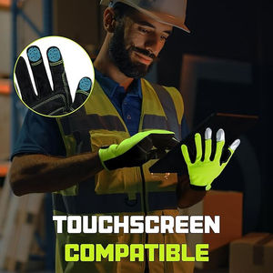 High Quality Cow Split Leather Mechanics <b>Gloves</b> Full Finger Safety Anti Heat Fire Resistant Safety Work <b>Gloves</b> - Product Image 5