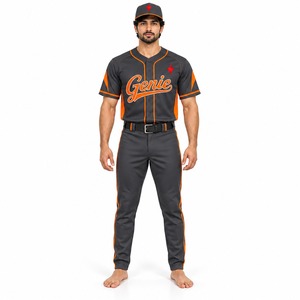 Uniforme de Béisbol de Construcción Duradera y Calidad Superior, Ropa Deportiva para Equipos de Élite, Diseñada con Tela Ligera que Absorbe la Humedad - Product Image 1
