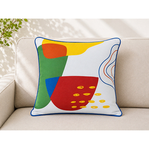 Premium 100% Cotton Floral Printed <b>Cushion</b> <b>Cover</b> | Elegant Decorative Throw Pillow <b>Cover</b> for Living Room & Bedroom - Product Image 3