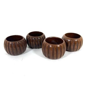 New Arrival Wood Napkin Rings for <b>Wedding</b> Restaurant Hotel Home Use Wholesale Wood Napkin <b>Tissue</b> Holder Party Decorate Best Sale - Product Image 6