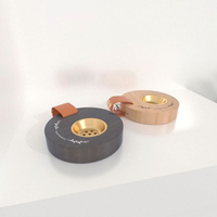 Ensemble brûleur à bakhoor en bois avec coupelle à encens en métal, poignée en cuir, design arabe pour rituels aromatiques, décoration intérieure et cadeaux