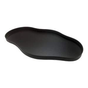 Ensemble de plateaux de service vintage en émail floral, plateau décoratif en fer galvanisé, planche de service de cuisine pour café, thé, collations, boissons - Product Image 2