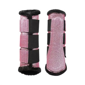 New Quality Horse <b>Brushing</b> <b>Boots</b> Horse Leg Protective Wear in Solid Colors Factory Made Horse <b>Boots</b> With Low MOQ - Product Image 1