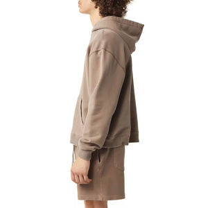 Conjuntos de Sudadera con Capucha y Pantalones Cortos Personalizados al por Mayor, Unisex, de Alta Calidad, 100% Algodón, para Invierno - Product Image 5