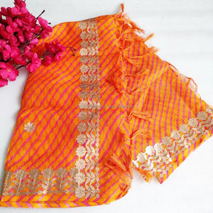 Indian Wholesale <b>Chiffon</b> Gotta Patti Dupatta Bridesmaid Haldi Mehndi Wedding Favor Return Gift Multicolor Traditional Spring - Product Image 2