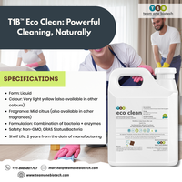 Nettoyant mural naturel concentré T1B pour l'élimination des résidus de carrelage, fabriqué en Inde