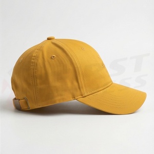 หมวกเบสบอลสีเหลืองมัสตาร์ด ลายเส้นนามธรรม ปักโลโก้ ดีไซน์เก๋ สำหรับผู้ชาย สวมใส่สบาย โดดเด่น ไม่ซ้ำใคร เหมาะสำหรับวิ่ง ทันสมัย - Product Image 3