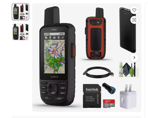 GPS-MAP 67i, GPS Resistente para Senderismo, Dispositivo Portátil Premium con Tecnología Satelital inReach, Mensajería Bidireccional - Product Image 1