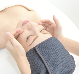 (Ace One) Turban carré en microfibre gaufrée – Fabriqué en Corée, pour l'esthétique et les soins de la peau - Product Image 1