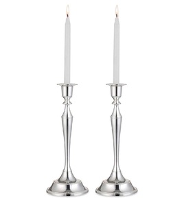 Klassischer, einzigartiger, langlebiger Eisen-Kerzenständer in Silber, Tafelaufsatz für Hochzeiten, Bars, Heimdekoration, luxuriöser Metall-Kerzenhalter - Product Image 3