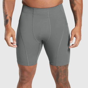 Custom <b>Compression</b> <b>Shorts</b> <b>Men</b> Spandex Running Tights Sport Athletic Workout Performance Leggings Underwear Compress - Product Image 5