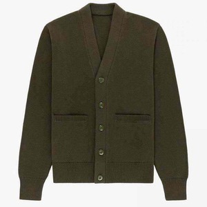 Cárdigan de punto para mujer con cuello en V, manga larga, color sólido, botones al frente, estilo clásico, para todas las estaciones, cárdigans de punto para mujer - Product Image 3