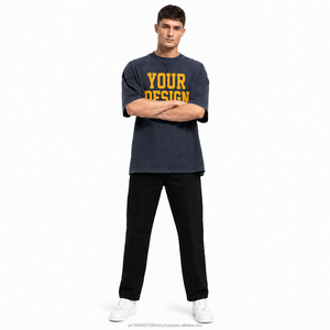Camiseta Extra Grande para Hombre, Personalizada con Impresión, 100% Algodón Jersey, Manga Corta, Cuello Redondo, Transpirable, 320g, Ropa Casual, Impresión Serigrafiada - Product Image 1