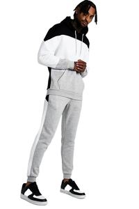 Conjuntos de deporte al aire libre para hombre, chándal de entrenamiento y Jogging, conjunto de dos piezas, chándales con capucha - Product Image 2