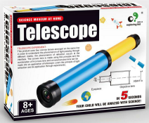 Telescopio de Juguete Científico de Plástico Educativo para Estudiantes, Juego de Experimentos Científicos Creativos DIY - Product Image 2