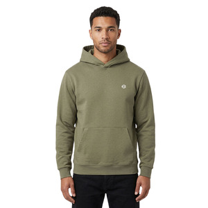 Plain Cotton Fleece Hoodies for Men Oversized Streetwear Pullover Hoodie Thick Warm Casual Fit Custom Logo Wholesale OEM - Product Image 1