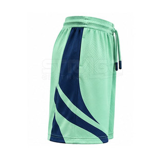 Shorts de basketball modernes à motif uni, respirants, écologiques, en tissu à séchage rapide, pour une performance athlétique - Product Image 3