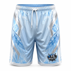 Pantalones Cortos de Fútbol de Nueva Llegada, Poliéster de Alta Densidad, Interlock, Absorben el Sudor, Flexibles, Duraderos, Ligeros, Cómodos para Deporte - Product Image 1