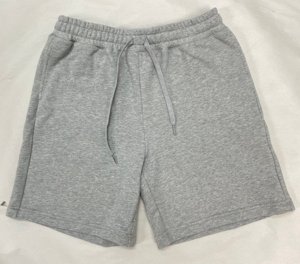 Shorts de sport décontractés pour hommes avec logo personnalisé, respirants, 100 % coton tissé, taille élastique vintage, doublure unie, séchage rapide - Product Image 3