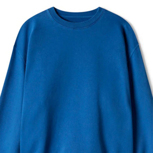 เสื้อสเวตเชิ้ตคอกลมผู้หญิง สีพื้น แขนยาว ผ้าถักผสมฝ้าย สวมใส่สบาย ระบายอากาศได้ดี ทรงปกติ เหมาะสำหรับใส่ในฤดูใบไม้ร่วง - Product Image 5