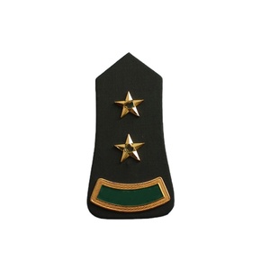 Handmade <b>shoulder</b> epaulettes for performers featuring gold braid and fringe perfect for uniform decoration epaulettes for Sale - Product Image 1