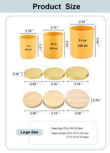 Funday Manufacturers Customized Soy Wax Candles Scented Candles Set With Logo and Packing <b>Boxes</b> - Product Image 4