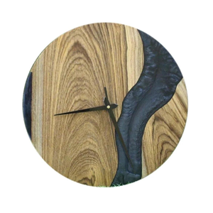 <b>Wall</b> Decoration Polish Wooden & Resin <b>Clocks</b> for Room <b>Modern</b> Design Round Shape Wooden <b>Clock</b> for Best Epoxy Resin <b>Wall</b> <b>Clocks</b> - Product Image 1
