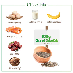 Graines de chia biologique de Lai Chau Vietnam séchées pour les superaliments crus pour adultes insipides exportation de la culture des hauts plateaux - Product Image 6