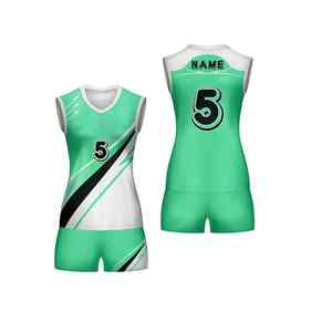 Ropa Deportiva de Alta Calidad Sublimada para un Look y Sensación Profesional en Actividades Deportivas, Uniforme de Voleibol para Mujer - Product Image 1