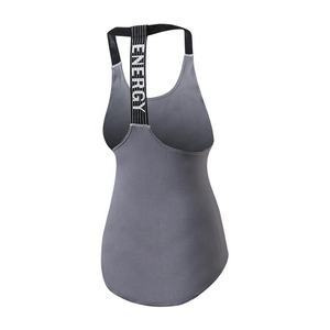 Venta al por mayor XS verano de las mujeres de Fitness Jogging Yoga Tank Top Racer Back Running chaleco en 5 colores gimnasio entrenamiento Jersey Material - Product Image 2