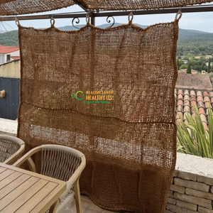 Cortina de Sombra de Fibra de Coco Natural – Persiana Enrollable Personalizada Cuadrada y Rectangular para Patio y Balcón - Product Image 5