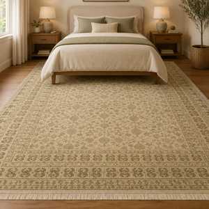 Hand Knotted NZ Wool Area Rug Floral Handmade <b>Carpet</b> for Living Room Bedroom Custom Size Luxury Rug - Product Image 5