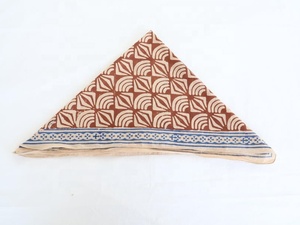 Pañuelos de Poliéster y Algodón con Impresión Personalizada al por Mayor, Pañuelos Cuadrados de 21*21 con Tacto Sedoso, Pañuelos Paisley Azul Marino para Hombre - Product Image 4