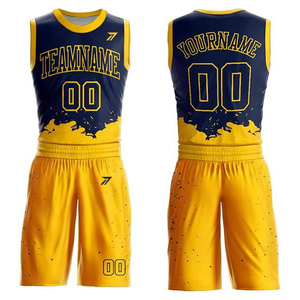 Uniforme de basket-ball à dégradé de couleurs pour hommes adultes, respirant en polyester, avec logo personnalisé, numéro et nom, vente en gros OEM B2B - Product Image 1