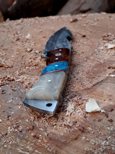 Wholesale Rose Wood Handle Outdoor Camping Self-Defense Survival Straight Knife Sharp Durable <b>Small</b> Wilderness Hunting Knives - Product Image 4