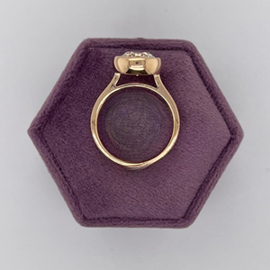 Anillo Solitario de Diamante Cultivado en Laboratorio, Corte Brillante Ideal, Redondo, de 2 Quilates, Oro Amarillo de 14k - Product Image 3