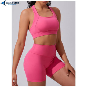 Seamless Yoga Set Women Workout Gym Set Stretchy Fitness Sportswear 2 Piece Set - Product Image 5