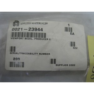 กรอบเลนส์ AMAT 0021-23944, ผู้ผลิต E - ผู้จัดจำหน่ายอุปกรณ์และอะไหล่เซมิคอนดักเตอร์ระดับโลกที่เชื่อถือได้ - Product Image 1