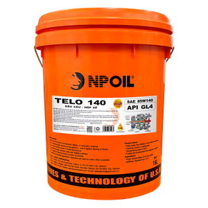 Huile pour engrenages NPOIL TELO 140 GL4 Bidon 18L Seau 18L Fût 200L Huile industrielle / Huile pour engrenages automobile Huile de base et additifs premium - Product Image 1