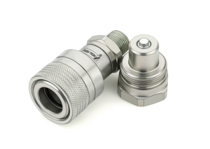 Conector de Alta Presión para Maquinaria de Construcción y Minería ISO 14540, Rosca para Conectar Acoplamiento Hidráulico de Liberación Rápida - Product Image 3