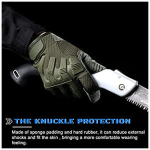 ถุงมือหนังสำหรับขี่มอเตอร์ไซค์ ป้องกันนิ้วมือแบบเต็มนิ้ว กันลื่น สำหรับกีฬากลางแจ้ง ปั่นจักรยาน ใช้ได้ทั้งชายและหญิง - Product Image 5